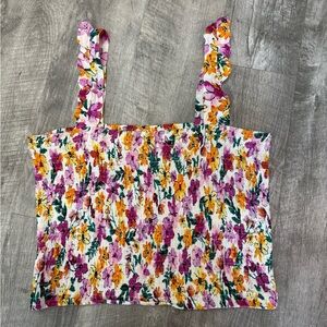 Pink- Victoria’s Secret Floral Print Women's Top Size XL